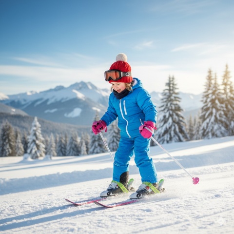Children's skis Marble 70 cm – Your child will love winter!