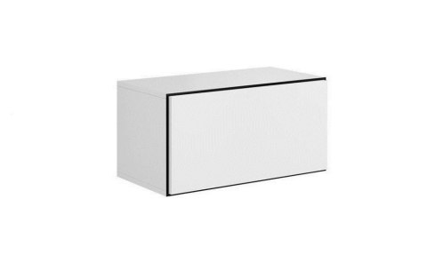 Regał ROCO RO3 75/37/39 biały/ czarny/ biały Cama MEBLE