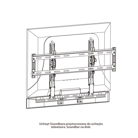 UCHWYT DO GŁOŚNIKA typu SOUNDBAR G-03 ART ART