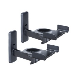 UCHWYT DO GŁOŚNIKÓW zaciskowy czarny 20kg 2szt G-10 ART ART