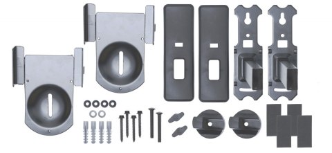 UCHWYT DO GŁOŚNIKÓW zaciskowy czarny 20kg 2szt G-10 ART ART