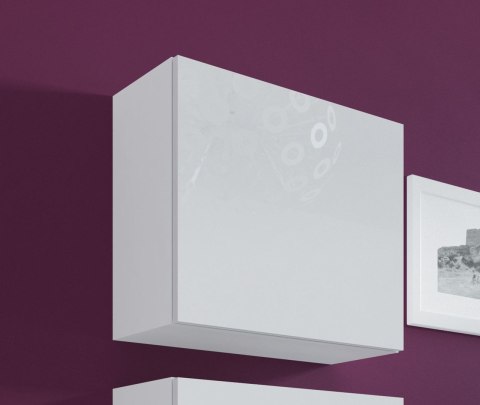 Witryna VIGO kwadrat 50/50/30 biały/biały połysk Cama MEBLE