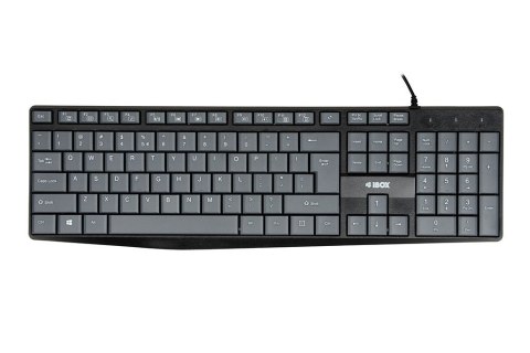 IBOX KLAWIATURA PRZEWODOWA ERIS, GREY IBOX