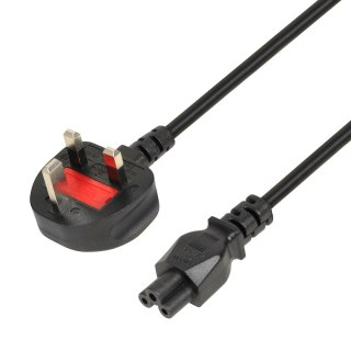 KABEL ZASILAJĄCY I-BOX DO NOTEBOOKÓW (KONICZYNKA) VDE 3X0,75MM MIEDŹ WTYCZKA UK IBOX