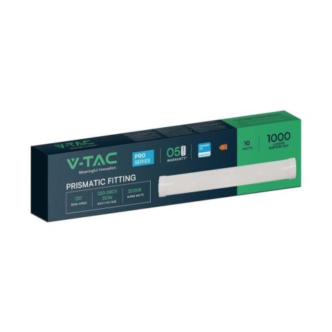 Oprawa V-TAC 10W LED liniowa natynkowa SAMSUNG CHIP 30cm VT-8-10 6500K 1000lm 5 lat gwarancji
