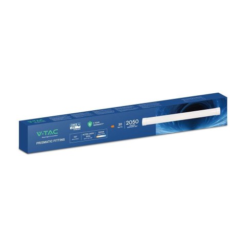 Oprawa V-TAC 20W LED liniowa natynkowa CREE CHIP 60cm 100Lm/W VT-8-20 3000K 2050lm 6 Lat gwarancji