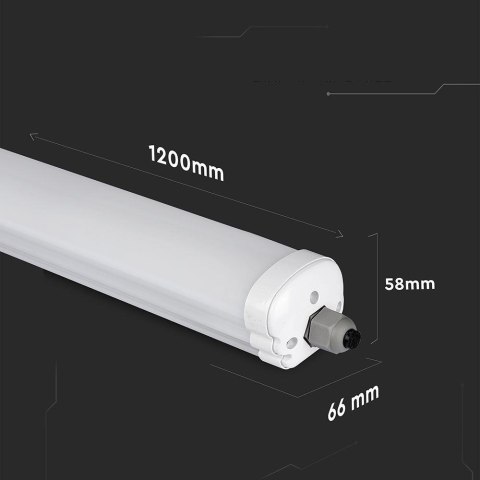 Oprawa hermetyczna LED V-TAC CREE CHIP G-series 120cm 36W 135Lm/W VT-1249 4000K 4820lm 6 Lat gwarancji