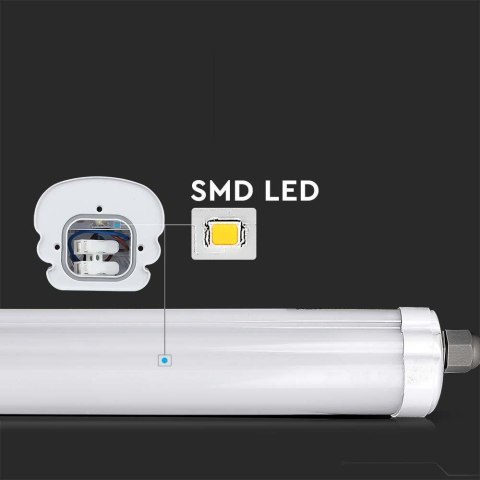 Oprawa hermetyczna LED V-TAC G-series 120cm 36W 120Lm/W VT-1249 4000K 4320lm