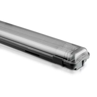 Oprawa hermetyczna LED V-TAC PC/PC 120cm (2 x 18W) (tuby LED w zestawie) VT-12023 4000K 3400lm