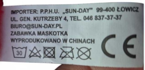 Poduszka w kształcie serca 35x30 cm z napisem "Kocham Cię"