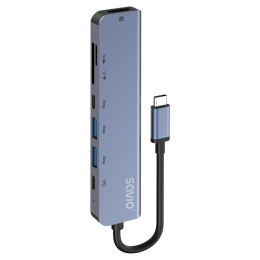 SAVIO HUB USB-C 7 W 1 AK-82 SAVIO
