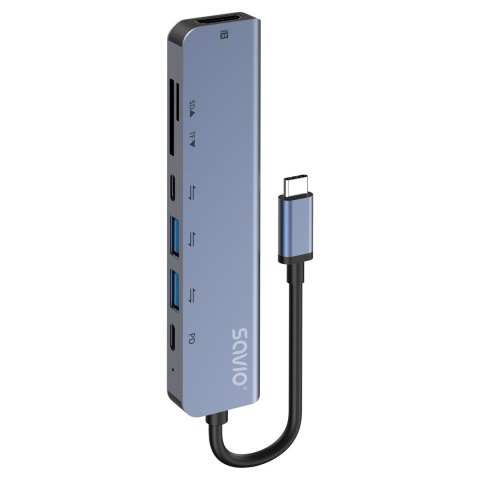 SAVIO HUB USB-C 7 W 1 AK-82 SAVIO