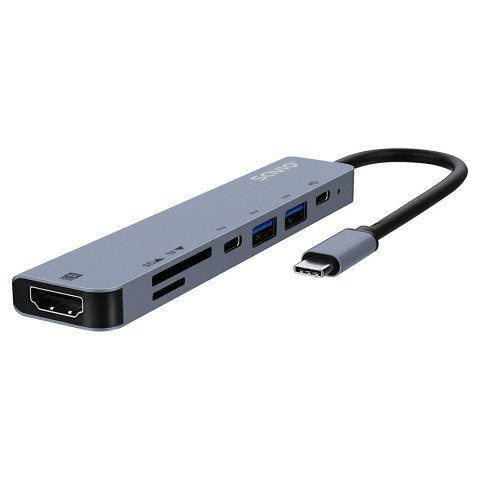 SAVIO HUB USB-C 7 W 1 AK-82 SAVIO
