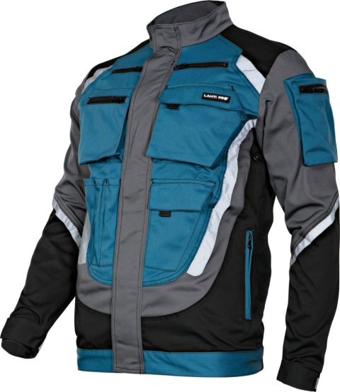 Bluza czar-szar-turk. z pasami odblask., "3xl", ce, lahti Lahti Pro