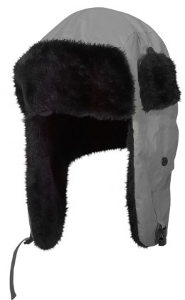 Czapki ocieplane uszanki szare l102010s, 12szt, ce, lahti Lahti Pro