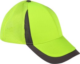 Czapki z daszkiem siatkowe żółte l101050s, 12szt, ce, lahti Lahti Pro