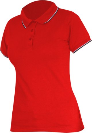 Koszulka polo damska 190g/m2, czerwona, "3xl", ce, lahti Lahti Pro
