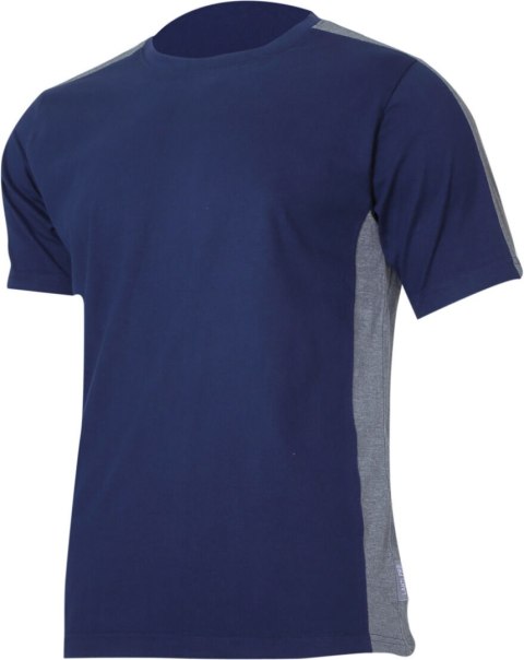 Koszulka t-shirt 180g/m2, granatowo-szara, "2xl", ce, lahti Lahti Pro
