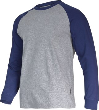 Koszulka z dł. rękaw. 190g/m2, szaro-gran., "2xl", ce, lahti Lahti Pro