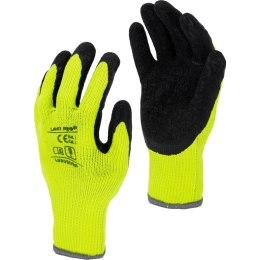 Rękawice ociep. żółte poli. l250509p, 12 par, 