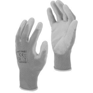 Rękawice pu szare l230211p, 12 par, "11", ce, lahti Lahti Pro