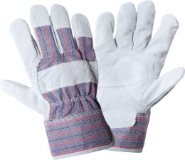 Rękawice ze skóry bydl. granat l270510p,12 par,