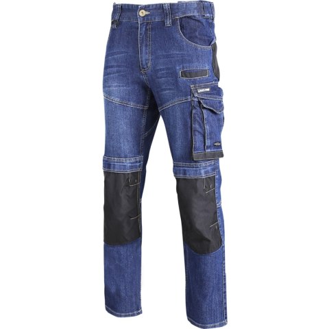 Spodnie jeansowe nieb. stretch ze wzmocn., "2xl", ce, lahti Lahti Pro