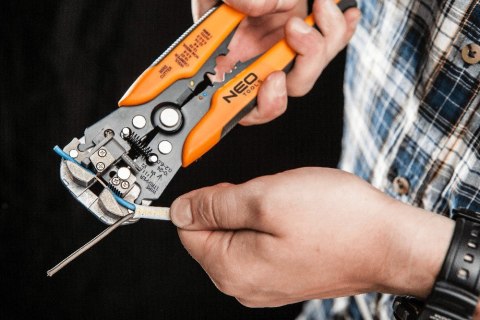 Automatyczny ściągacz izolacji 205 mm, czołowy NEO TOOLS