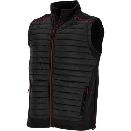 Bezrękawnik ocieplany czar.-czerw., 