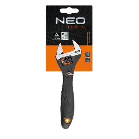 Klucz nastawny z zapadką 200 mm NEO TOOLS