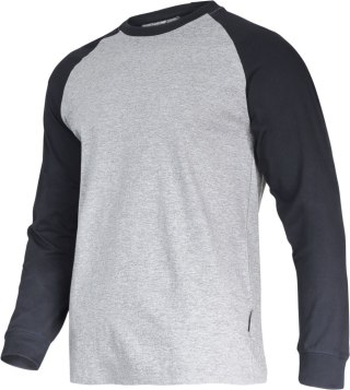 Koszulka z dł. rękaw. 190g/m2, szaro-czar., "xl", ce, lahti Lahti Pro