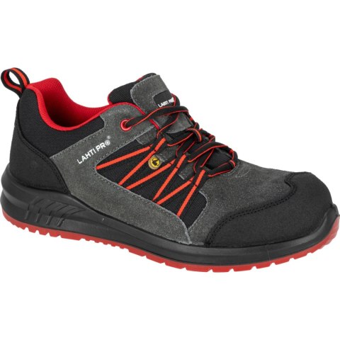 Półbuty esd zamsz/oxford grafit-czer,s1 fo sr,"45", ce,lahti Lahti Pro