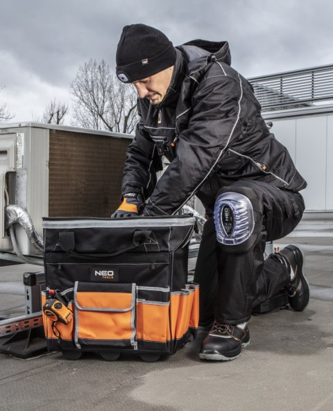 Rękawice robocze, skóra syntetyczna, wstawki PCV, 10" NEO TOOLS