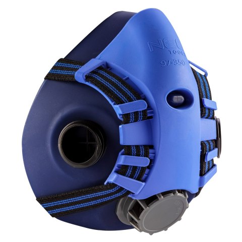 Półmaska silikonowa z miejscem na dwa pochłaniacze (bez pochłaniaczy) NEO TOOLS