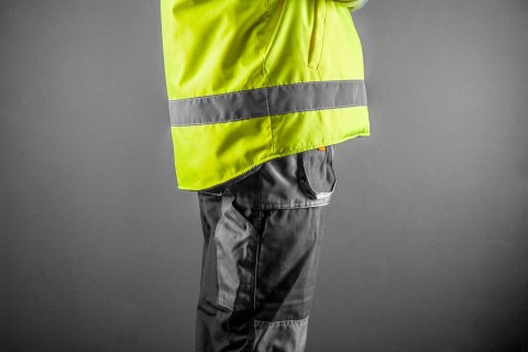 Bezrękawnik roboczy, dwustronny, jedna strona odblaskowa, żółta, rozmiar XXXL/60 NEO TOOLS