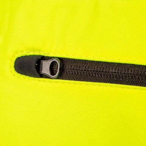 Kurtka robocza ostrzegawcza softshell z kapturem, żółta, rozmiar L NEO TOOLS