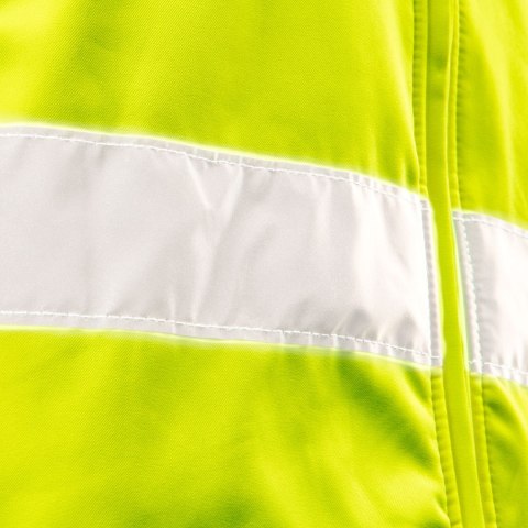 Kurtka robocza ostrzegawcza softshell z kapturem, żółta, rozmiar XL NEO TOOLS