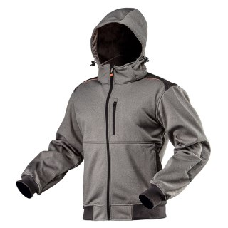 Kurtka robocza softshell z kapturem odpinanym, rozmiar L NEO TOOLS