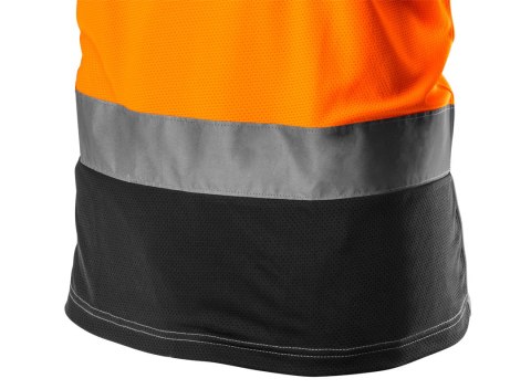 T-shirt ostrzegawczy, ciemny dół, pomarańczowy, rozmiar L NEO TOOLS