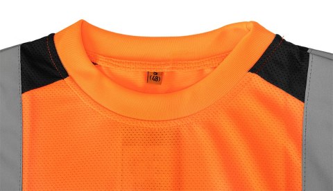 T-shirt ostrzegawczy, ciemny dół, pomarańczowy, rozmiar XXL NEO TOOLS