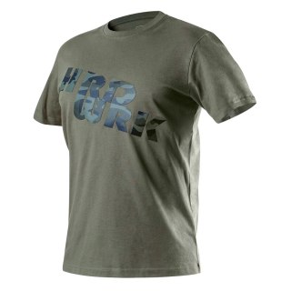 T-shirt roboczy oliwkowy CAMO, rozmiar XL NEO TOOLS