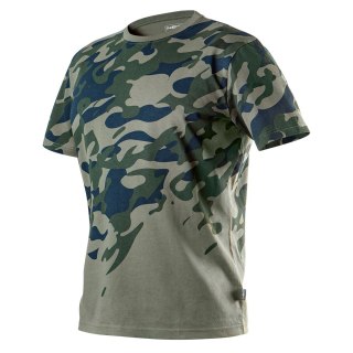 T-shirt roboczy z nadrukiem CAMO, rozmiar S NEO TOOLS