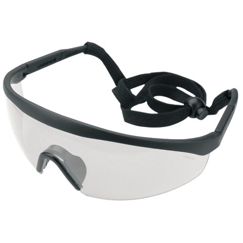 Okulary ochronne, białe, regulowane zauszniki, klasa odporności F NEO TOOLS