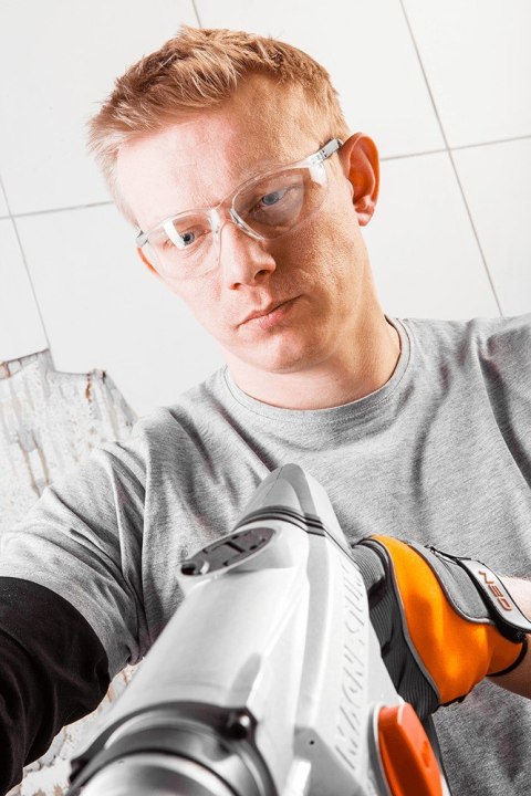 Okulary ochronne poliwęglanowe, białe soczewki NEO TOOLS