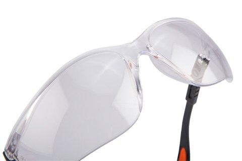 Okulary ochronne poliwęglanowe, białe soczewki NEO TOOLS