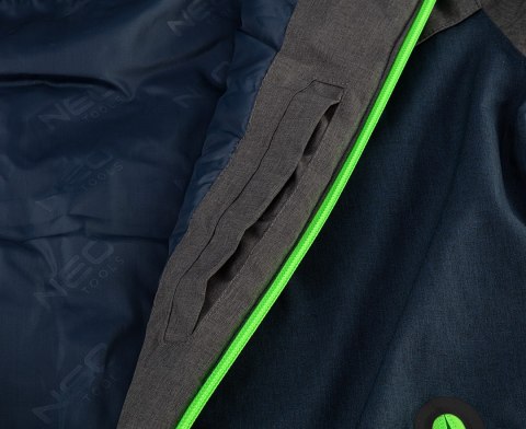 Kurtka z membraną 8000 PREMIUM, ocieplenie PrimaLoft, rozmiar L NEO TOOLS
