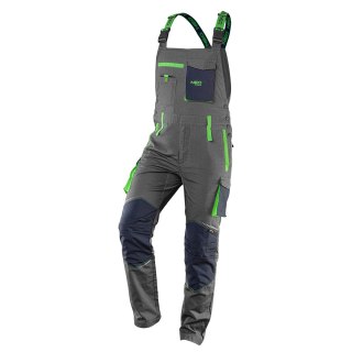 Ogrodniczki robocze PREMIUM, 100% bawełna, ripstop, rozmiar XXL NEO TOOLS
