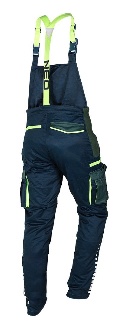 Ogrodniczki robocze PREMIUM, 62% bawełna, 35% poliester, 3% elastan, rozmiar XXXL NEO TOOLS