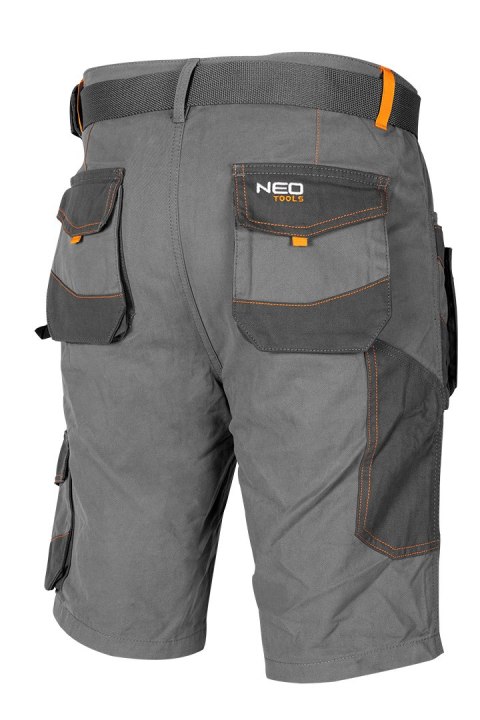 Krótkie spodenki COTTON Slim, 100% cotton, rozmiar S NEO TOOLS