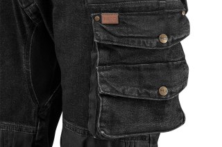 Spodnie robocze DENIM, czarne, rozmiar L NEO TOOLS